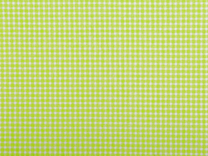100% cotton fabric - green plaid 125 g/m