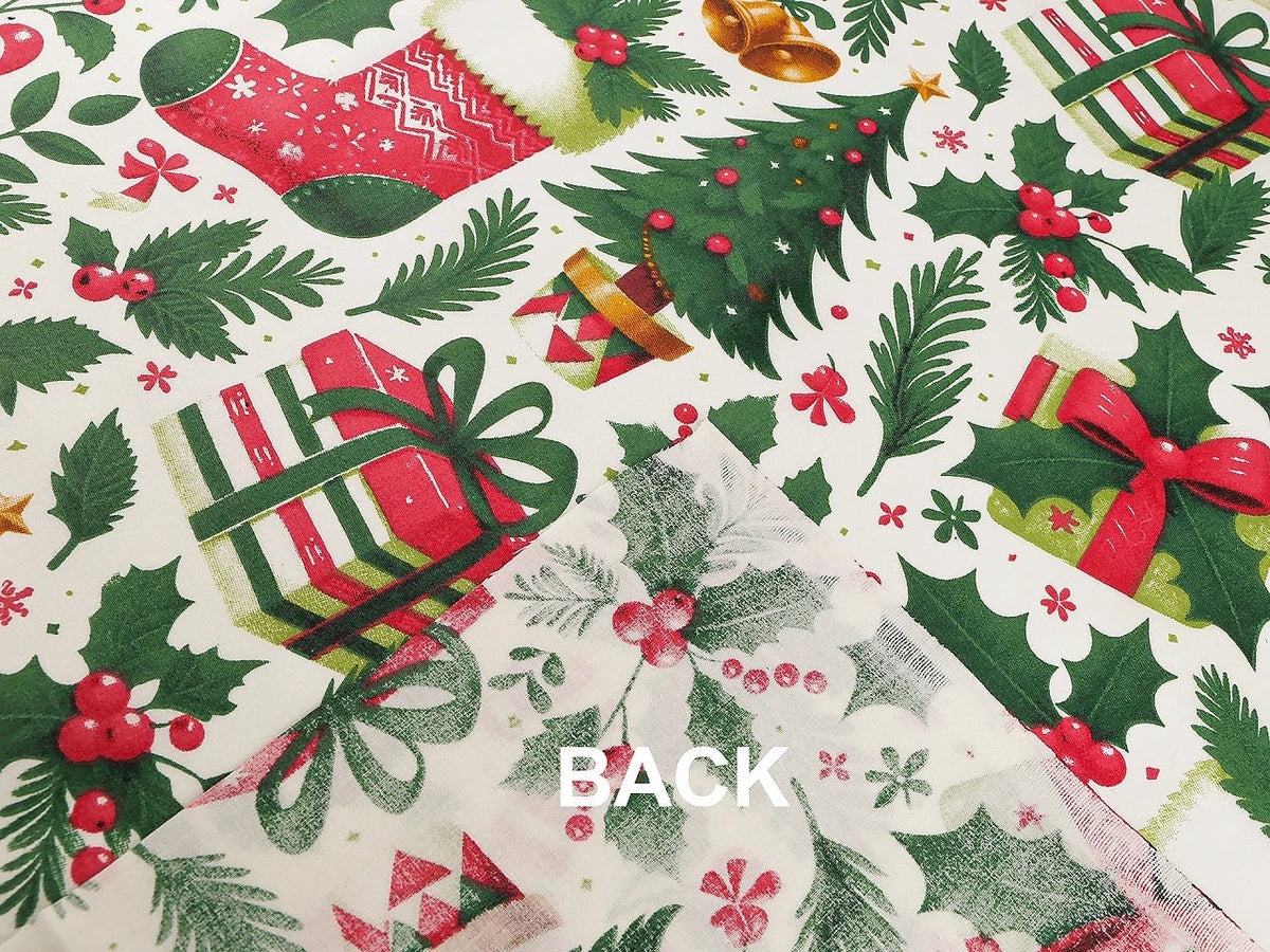 Image of 100% cotton Christmas fabric – available online at Šarlotes audumi