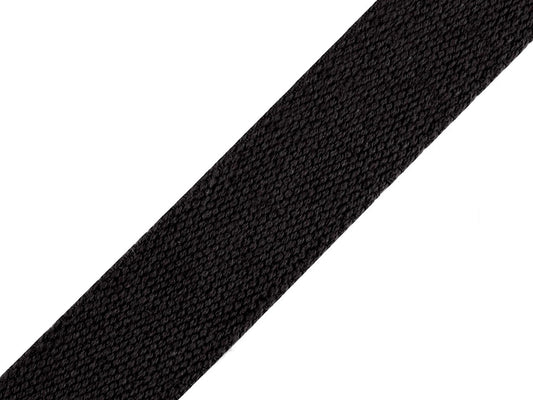 Attēls ar 100% Kokvilnas lenta 30 mm somām, siksnām – pieejams Šarlotes audumi