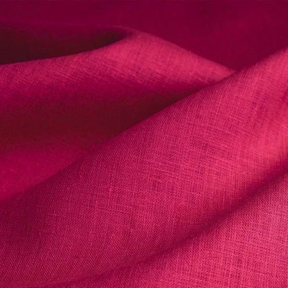 100% tissu en lin - ton baie vif 240 g/m²