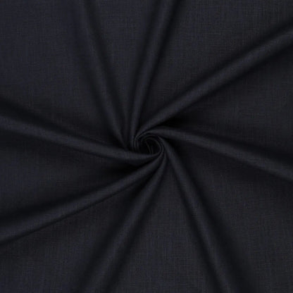 100 % tissu en lin – bleu foncé | 230 g/m² | lavé aux enzymes