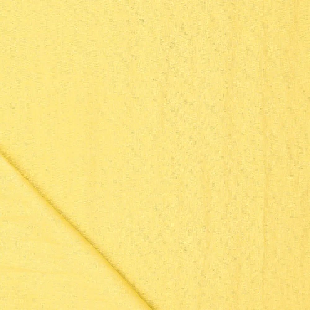 Image with 100% softened linen fabric, yellow-green, 165 g/m² – available at Šarlotes audumi