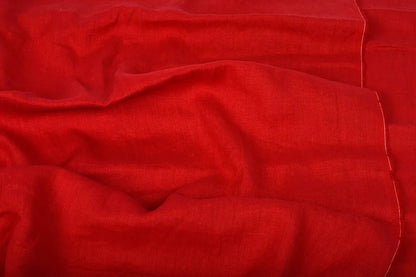 100 % lin lavé - rouge 205 g/m²