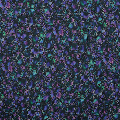 Image of 100% viscose fabric - Opal Mosaic – available online at Šarlotes audumi
