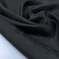 100% Zīda satīns - melns 55 g/m²