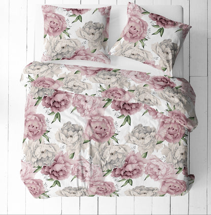 100% Cotton Fabric - Peonies 125 g/m²