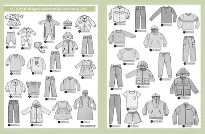 OTTOBRE design Kids Rudens – bērnu apģērbu piegrieztņu žurnāls angļu valodā