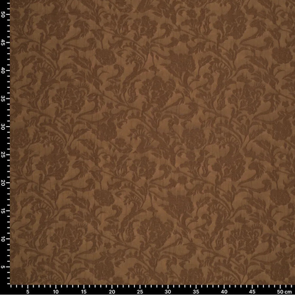 Viskozes audums-brūns elegants raksts