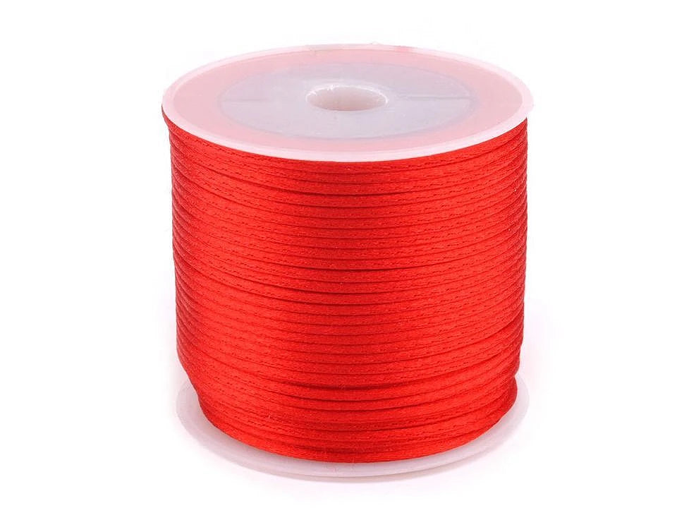 Satīna aukliņa Ø1 mm (30m rullis)|dažādu toņu