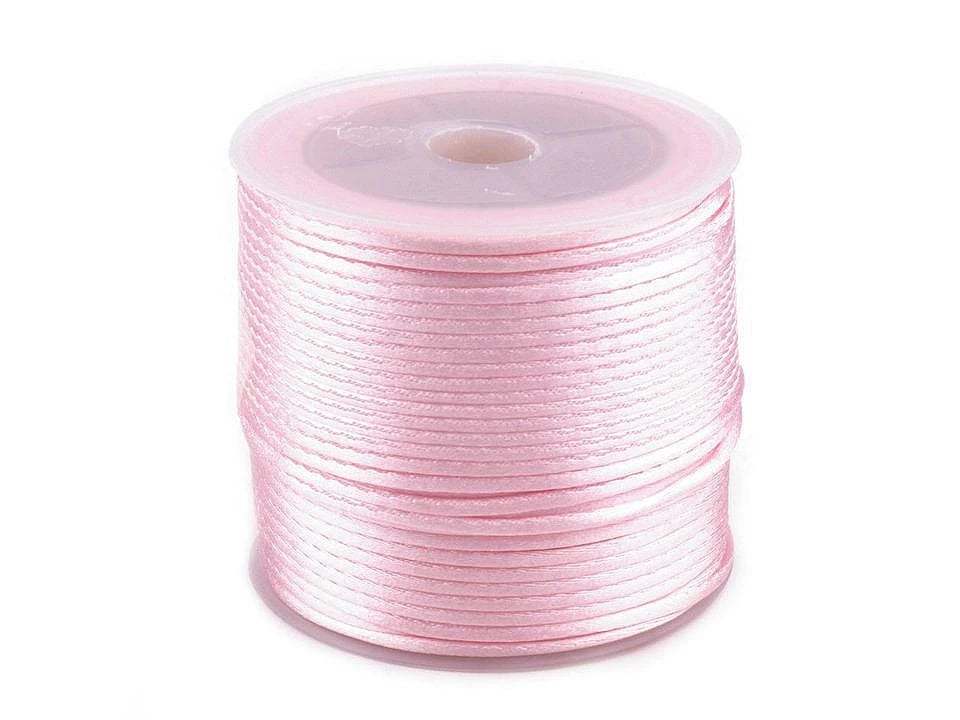 Satīna aukliņa Ø1 mm (30m rullis)|dažādu toņu