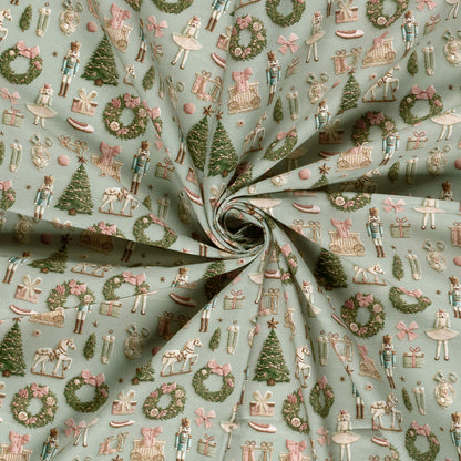 Premium 100% Cotton Fabric-Christmas Magic