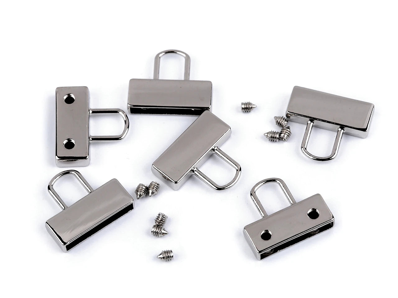 Siksnas, rokassprādzes gala stiprinājums ar cilpu 20 mm|dažādu toņu