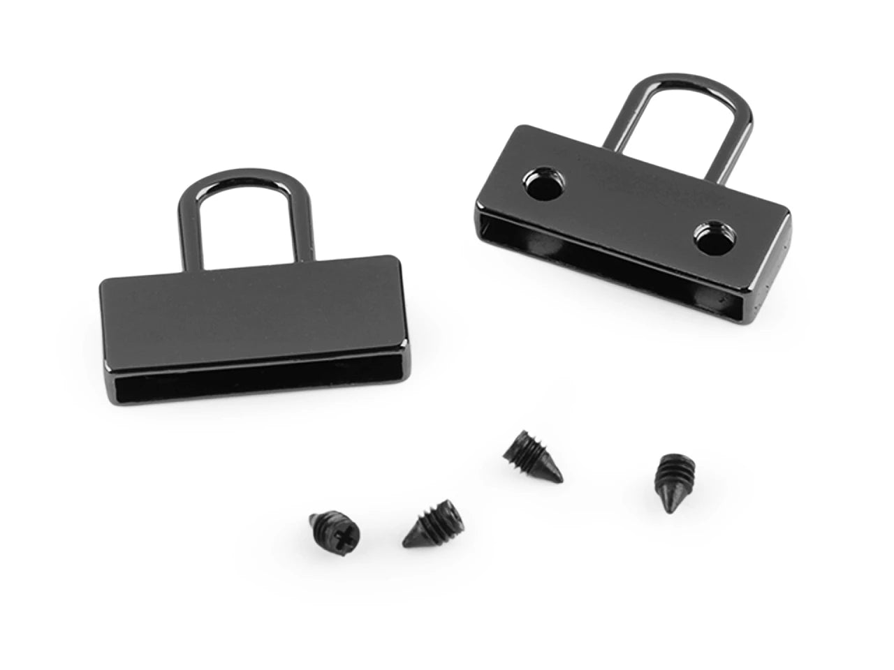 Siksnas, rokassprādzes gala stiprinājums ar cilpu 20 mm|dažādu toņu