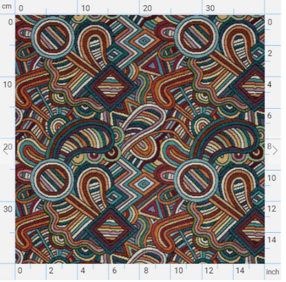 Tapestry Abstract Pattern