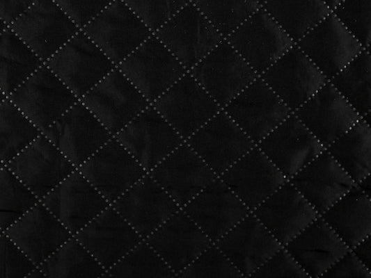 Siltinātā stepētā odere-melna 105 g/m²