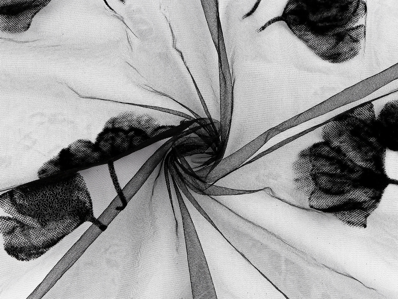 Izšūts tills ar ginko 29 g/m²