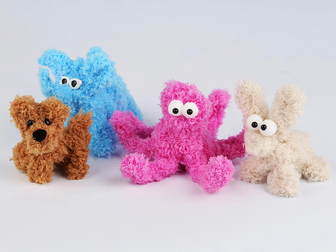 Pomponu acis rotaļlietām 15 × 30 mm