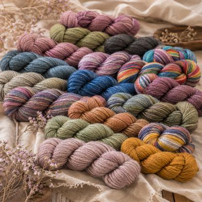 Pāces Wool Yarn – 100% Wool, Made in Latvia