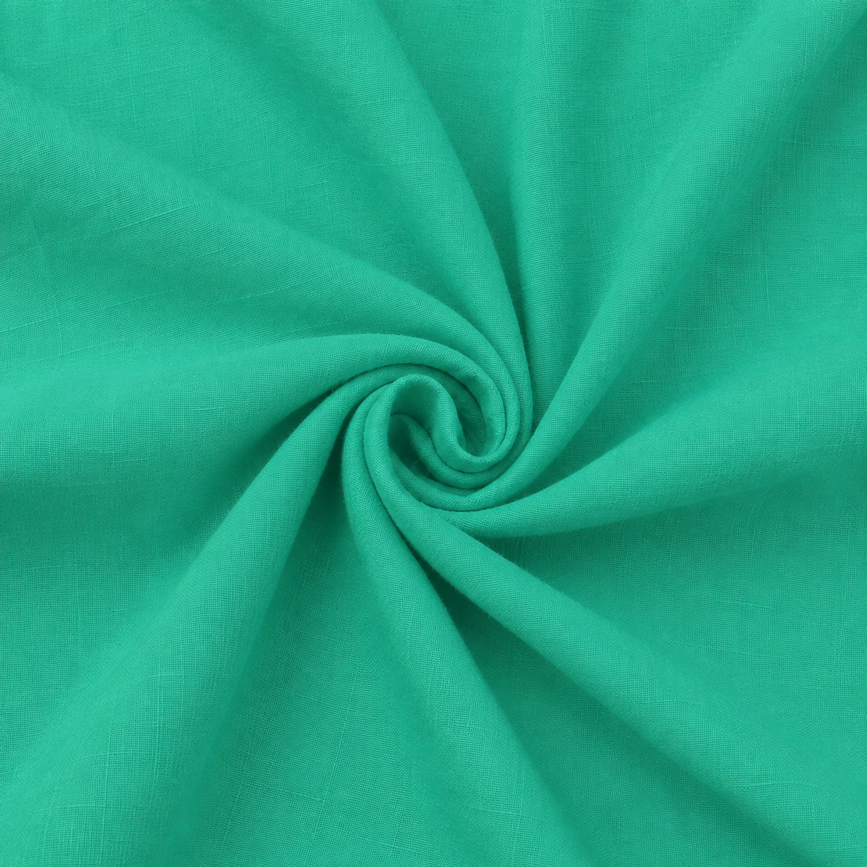 Lina un viskozes audums-koši piparmētru zaļa
