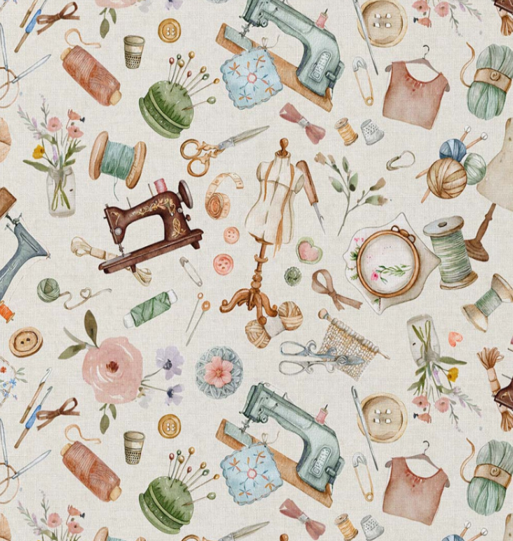 Poplin – a story of needles and flowers