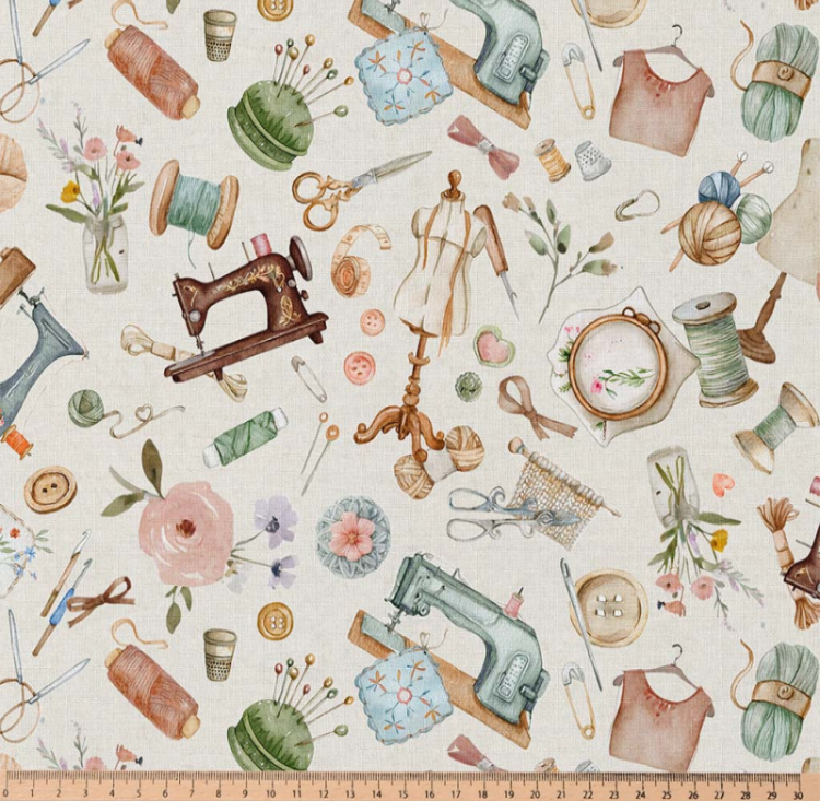 Poplin – a story of needles and flowers
