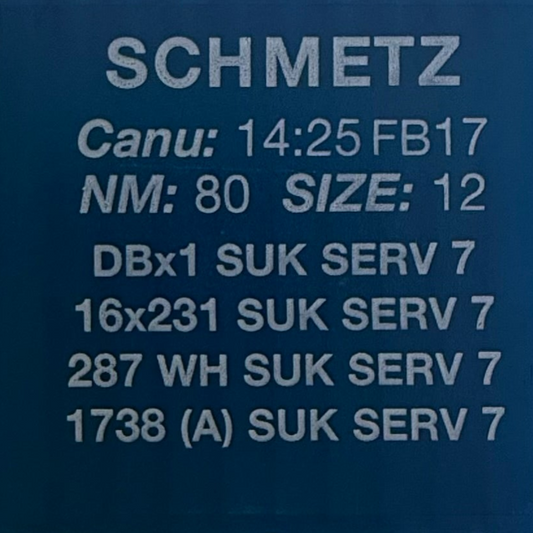 Adatas rūpnieciskajām šujmašīnām SCHMETZ DBx1 SUK SERV 7 – trikotāžai, džinsam un elastīgiem materiāliem (10gab.)