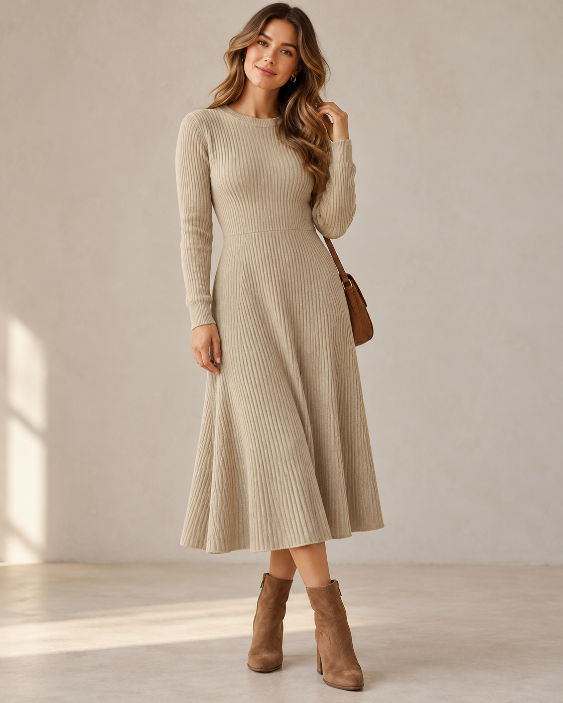 Cotton knit – beige