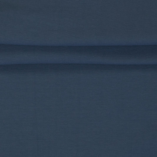Kokvilnas cilpiņtrikotāža-džinsu zilais 230 g/m²