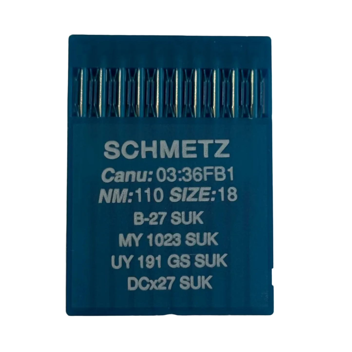 Industrie-Overlocknadeln SCHMETZ DCx27 (B-27) SUK für Strickwaren und Jeans – 10 Stk.