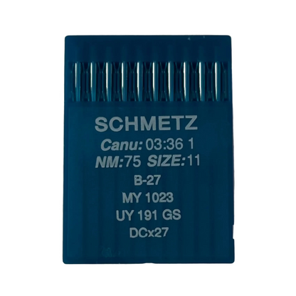 Aiguilles universelles pour surjeteuse industrielle SCHMETZ DCx27 (B-27) - 10 pièces
