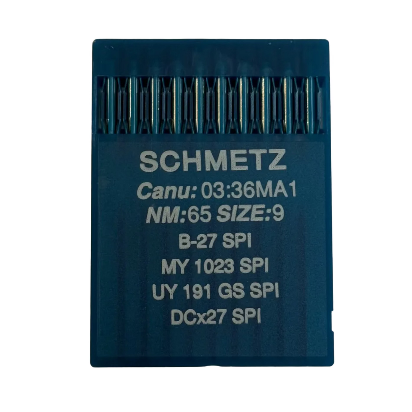 Aiguilles industrielles pour surjeteuse SCHMETZ DCx27 (B-27) SPI pour tissus épais et fins - 10 pièces