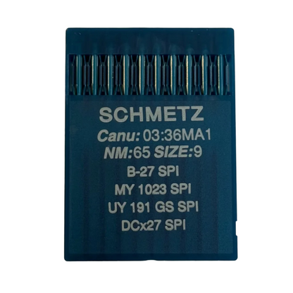 Aiguilles industrielles pour surjeteuse SCHMETZ DCx27 (B-27) SPI pour tissus épais et fins - 10 pièces