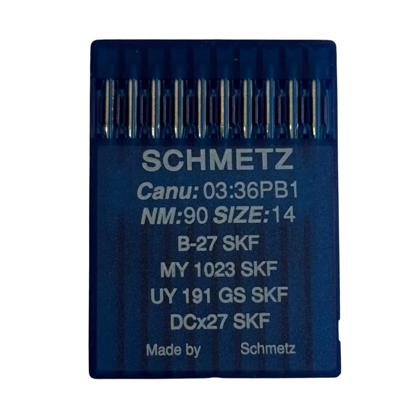Aiguilles pour surjeteuse industrielles SCHMETZ DCx27 (B-27) SKF pour maille très grossière - 10 pcs.