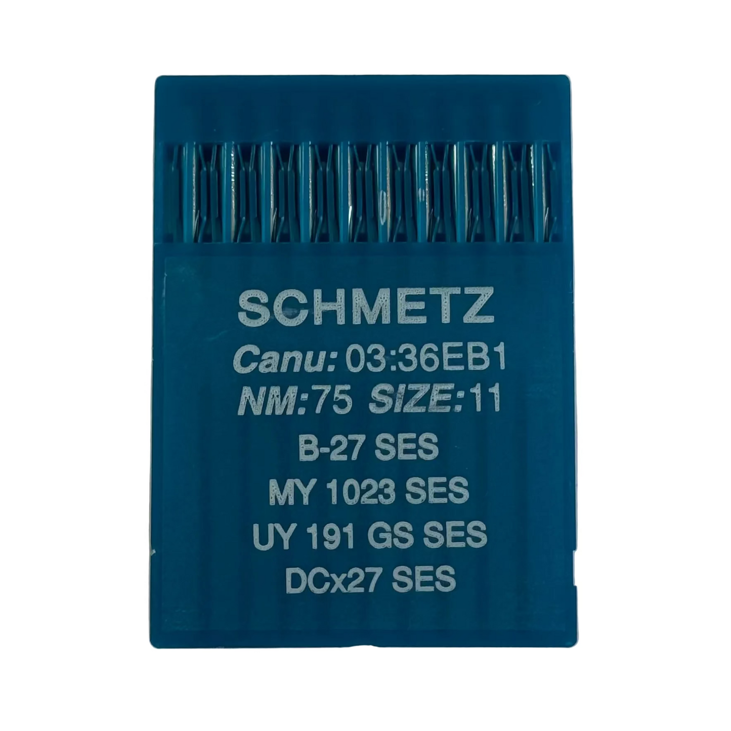 Aiguilles pour surjeteuse industrielle SCHMETZ DCx27 (B-27) SES pour jersey et vêtements de sport - 10 pcs