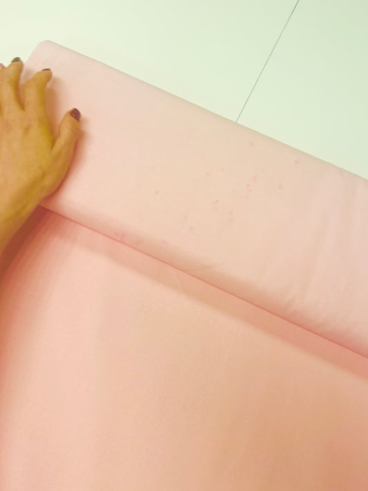 100% Cotton Fabric - Soft Pink