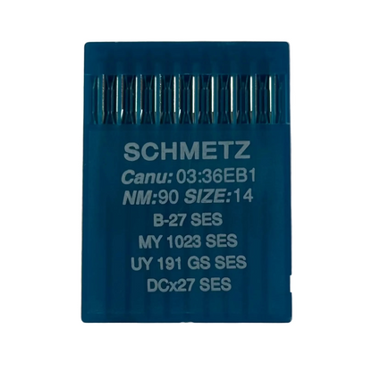 Aiguilles pour surjeteuse industrielle SCHMETZ DCx27 (B-27) SES pour jersey et vêtements de sport - 10 pcs