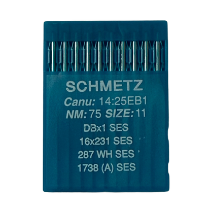 Rūpniecisko šujmašīnu adatas SCHMETZ DBx1 (1738) SES trikotāžai un sporta apģērbam - 10 gab.