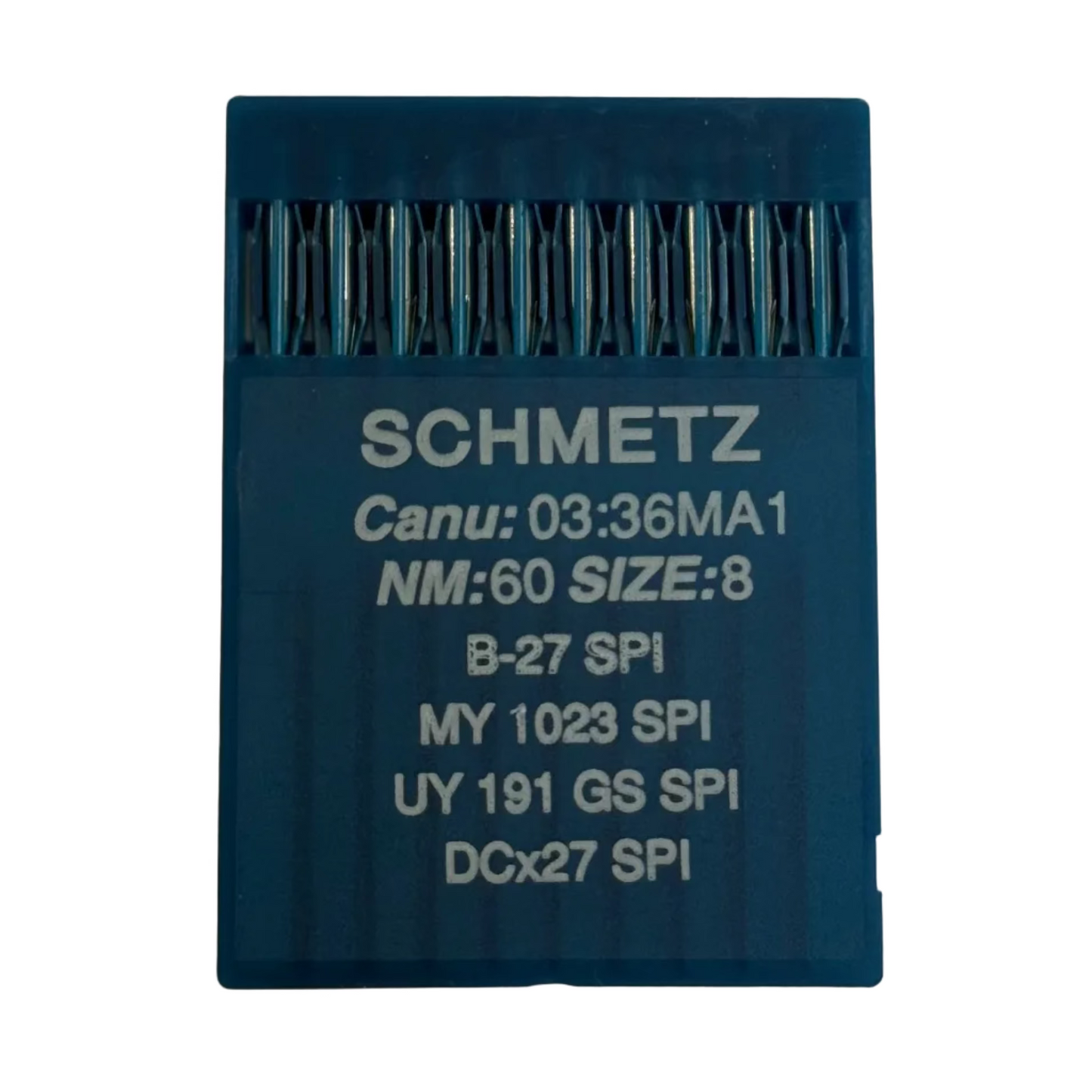 Aiguilles industrielles pour surjeteuse SCHMETZ DCx27 (B-27) SPI pour tissus épais et fins - 10 pièces