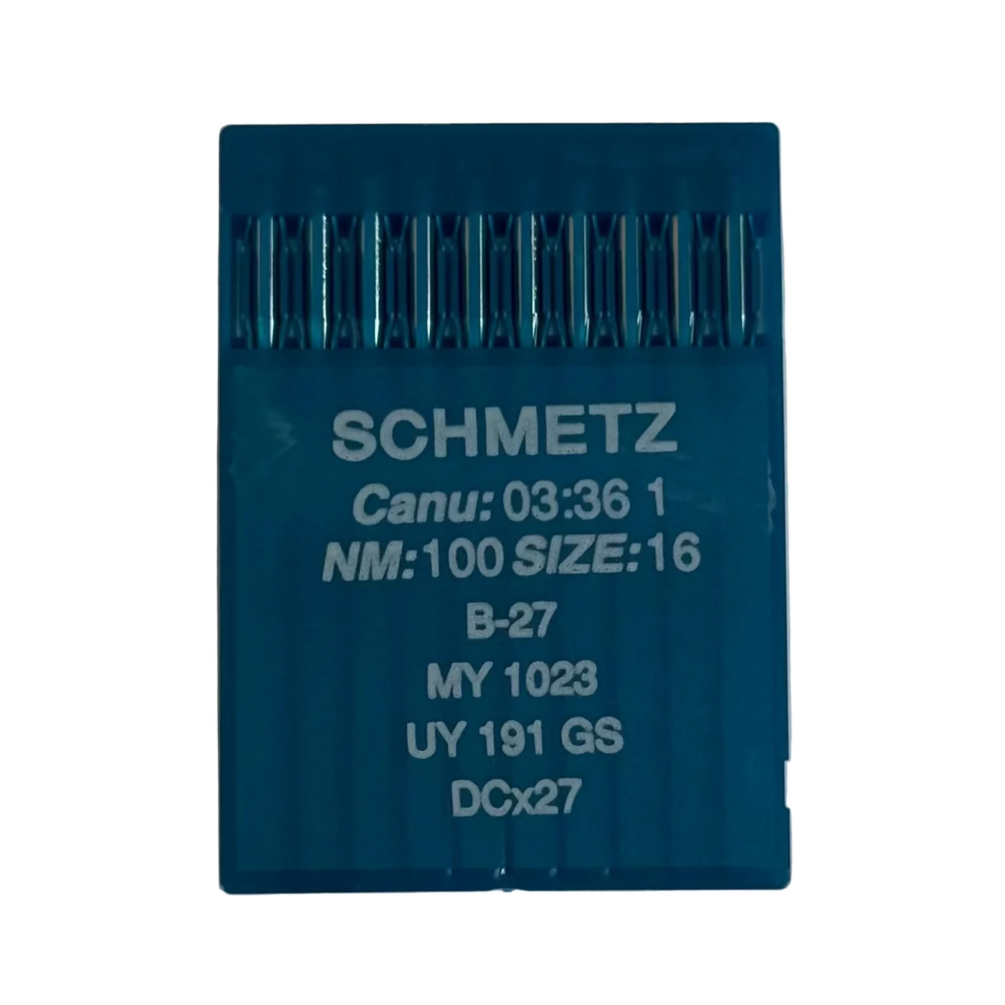 Aiguilles universelles pour surjeteuse industrielle SCHMETZ DCx27 (B-27) - 10 pièces