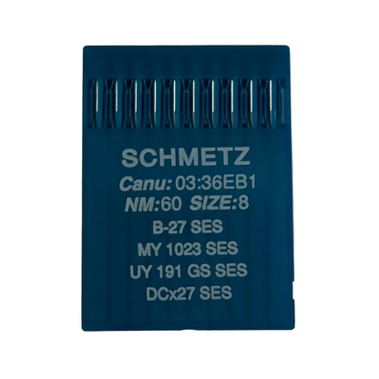 Aiguilles pour surjeteuse industrielle SCHMETZ DCx27 (B-27) SES pour jersey et vêtements de sport - 10 pcs