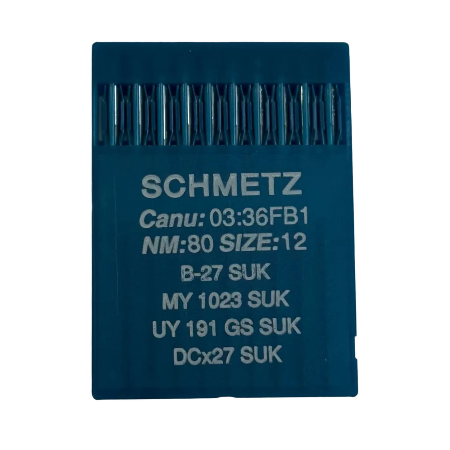 Industrie-Overlocknadeln SCHMETZ DCx27 (B-27) SUK für Strickwaren und Jeans – 10 Stk.