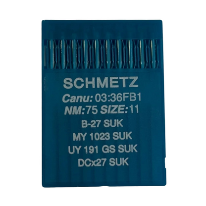 Industrie-Overlocknadeln SCHMETZ DCx27 (B-27) SUK für Strickwaren und Jeans – 10 Stk.