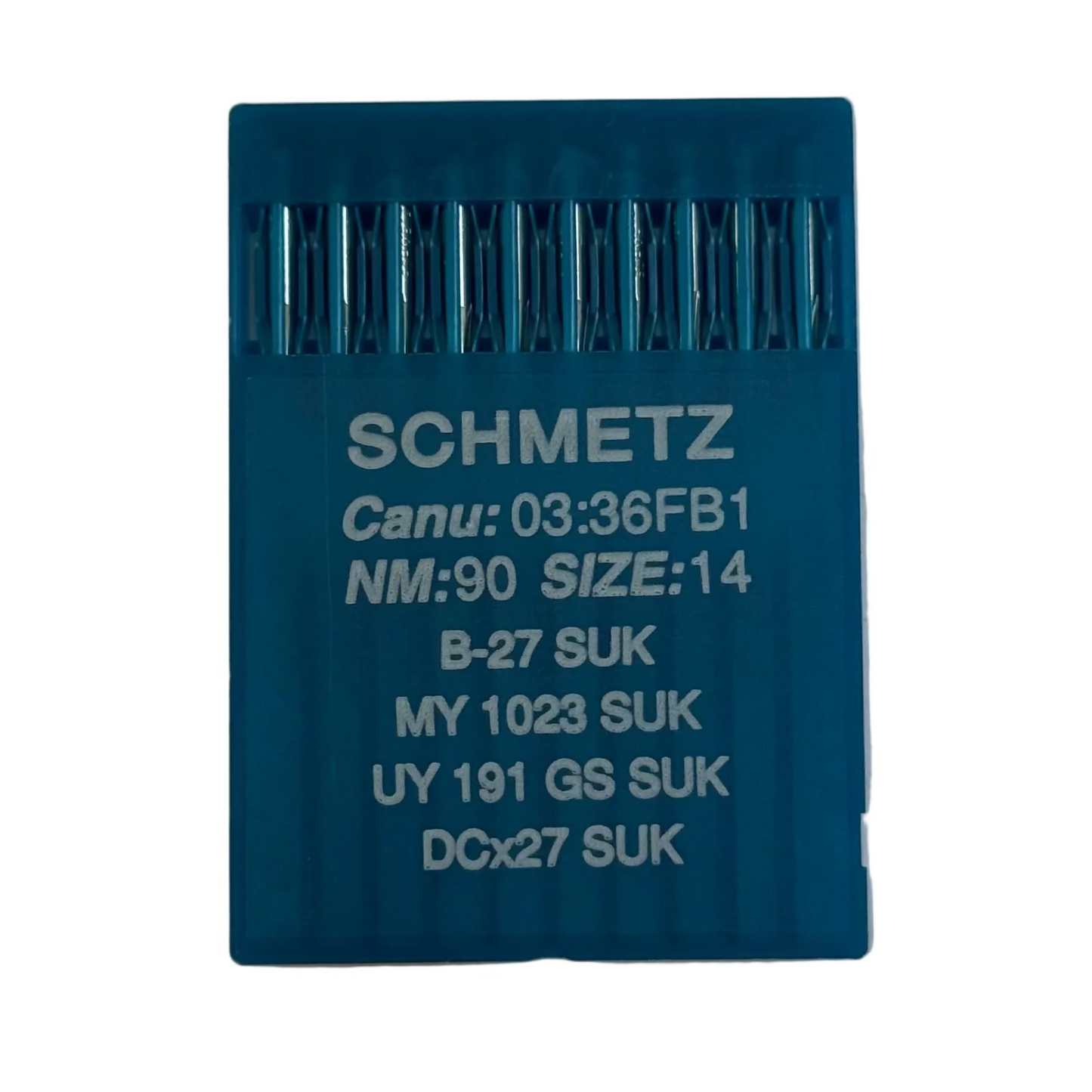 Industrie-Overlocknadeln SCHMETZ DCx27 (B-27) SUK für Strickwaren und Jeans – 10 Stk.