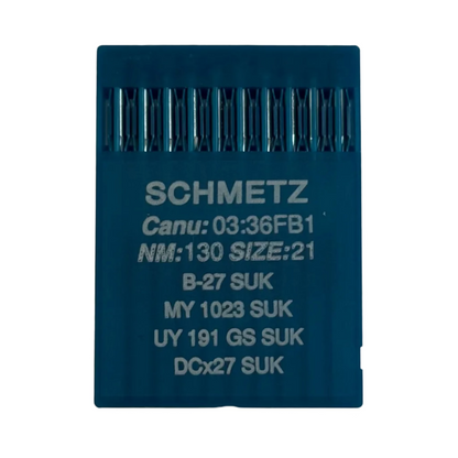 Industrie-Overlocknadeln SCHMETZ DCx27 (B-27) SUK für Strickwaren und Jeans – 10 Stk.