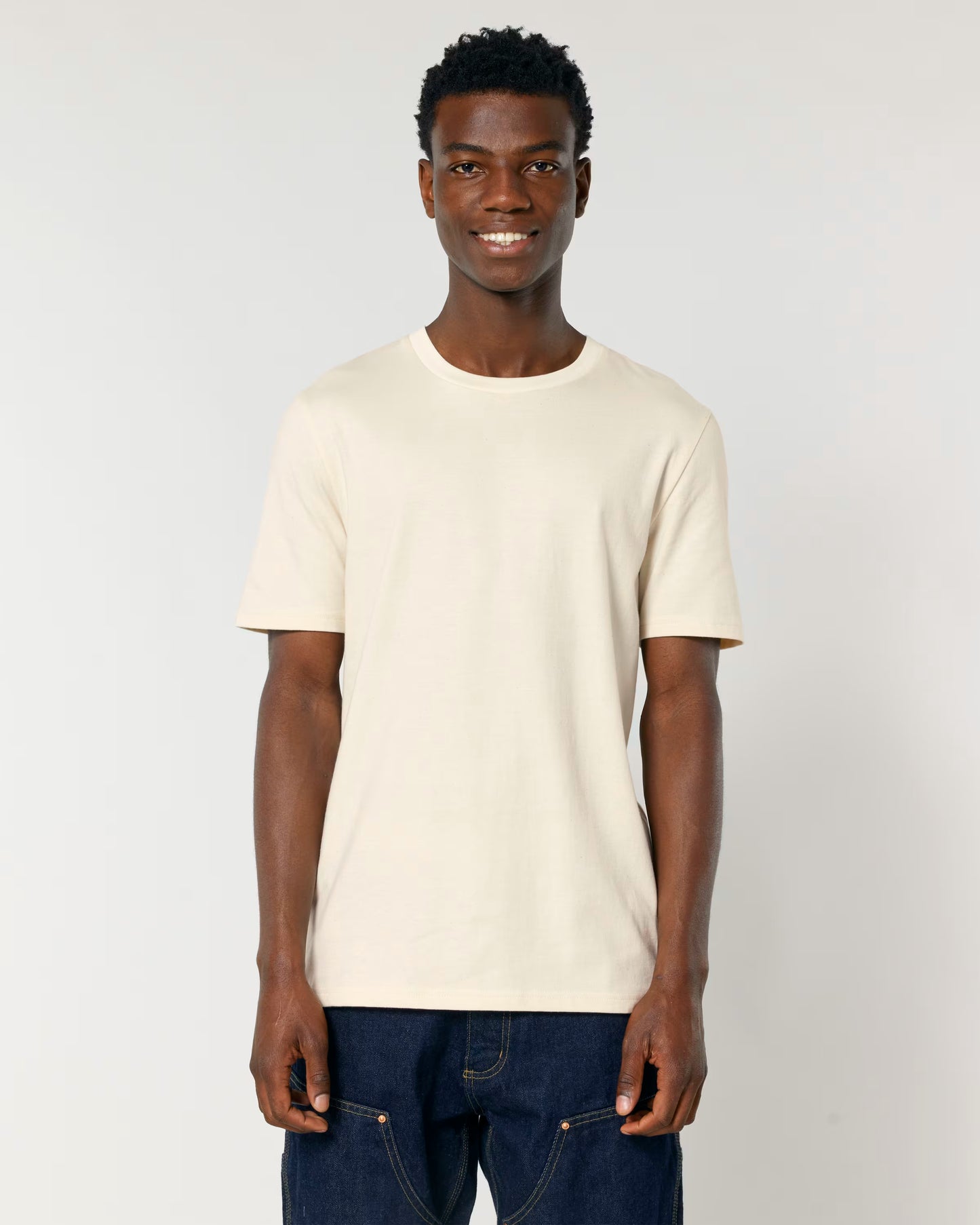 T-marškinėliai iš organinės medvilnės 180 g/m²-nebalinti