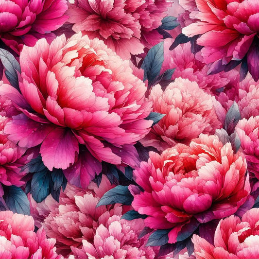 Oxford audums-peonijas 220 g/m² – mitrumizturīgs audums somām un pārvalkiem
