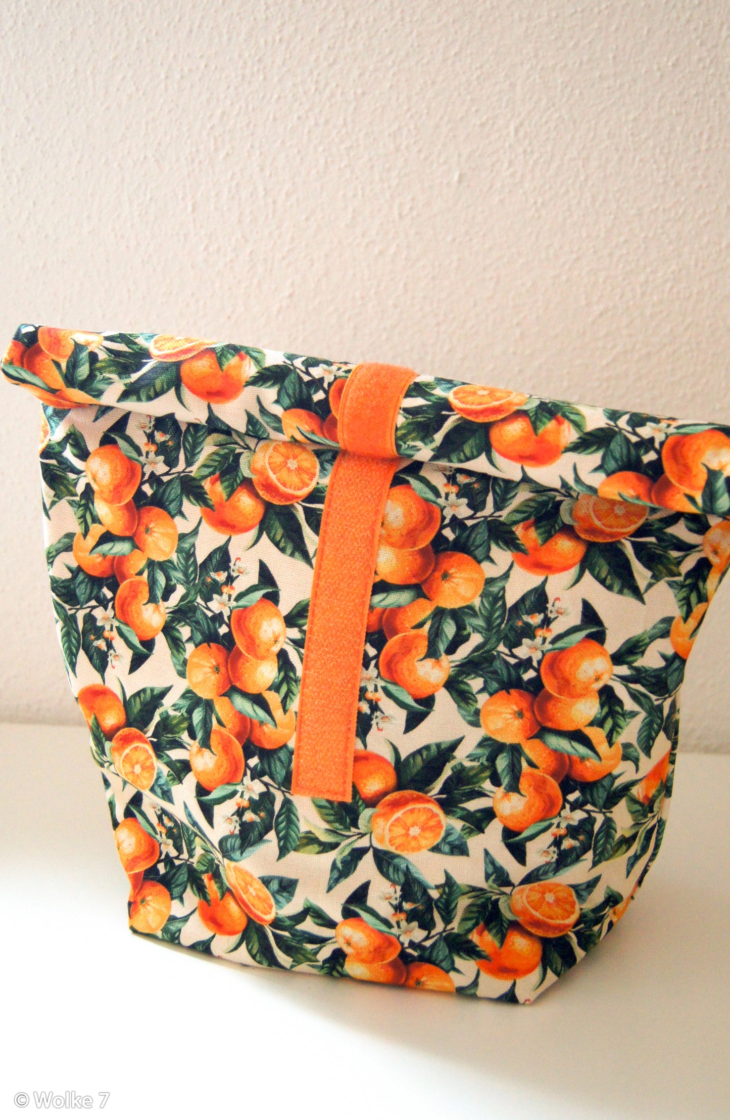 Kanvas audums-mandarīni 200 g/m²