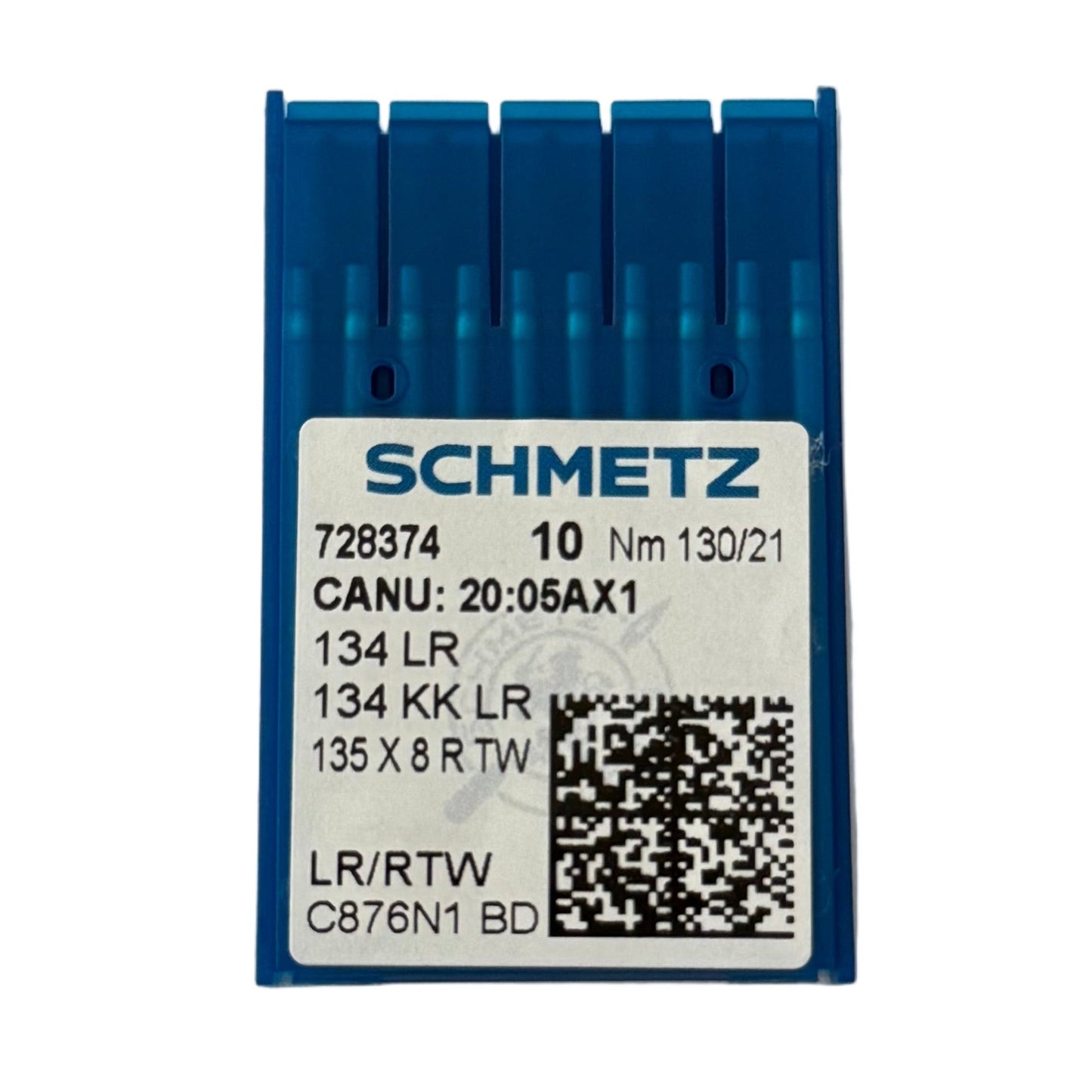 Attēls ar Adatas rūpnieciskajām šujmašīnām SCHMETZ 134 LR - ādai (10gab.) – pieejams Šarlotes audumi