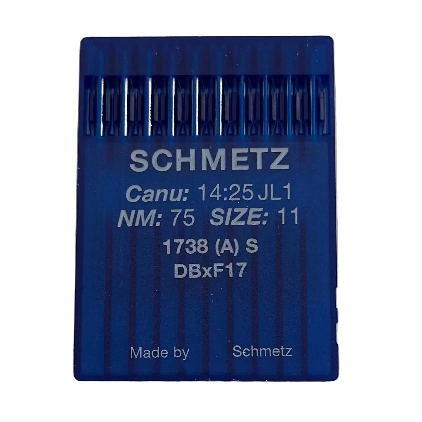 Attēls ar Adatas rūpnieciskajām šujmašīnām SCHMETZ DBx1 S - ādai (10gab.) – pieejams Šarlotes audumi