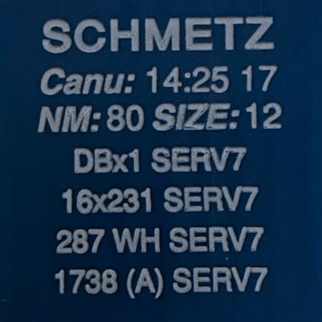 Adatas rūpnieciskajām šujmašīnām SCHMETZ DBx1 SERV 7 – universālās (10gab.)